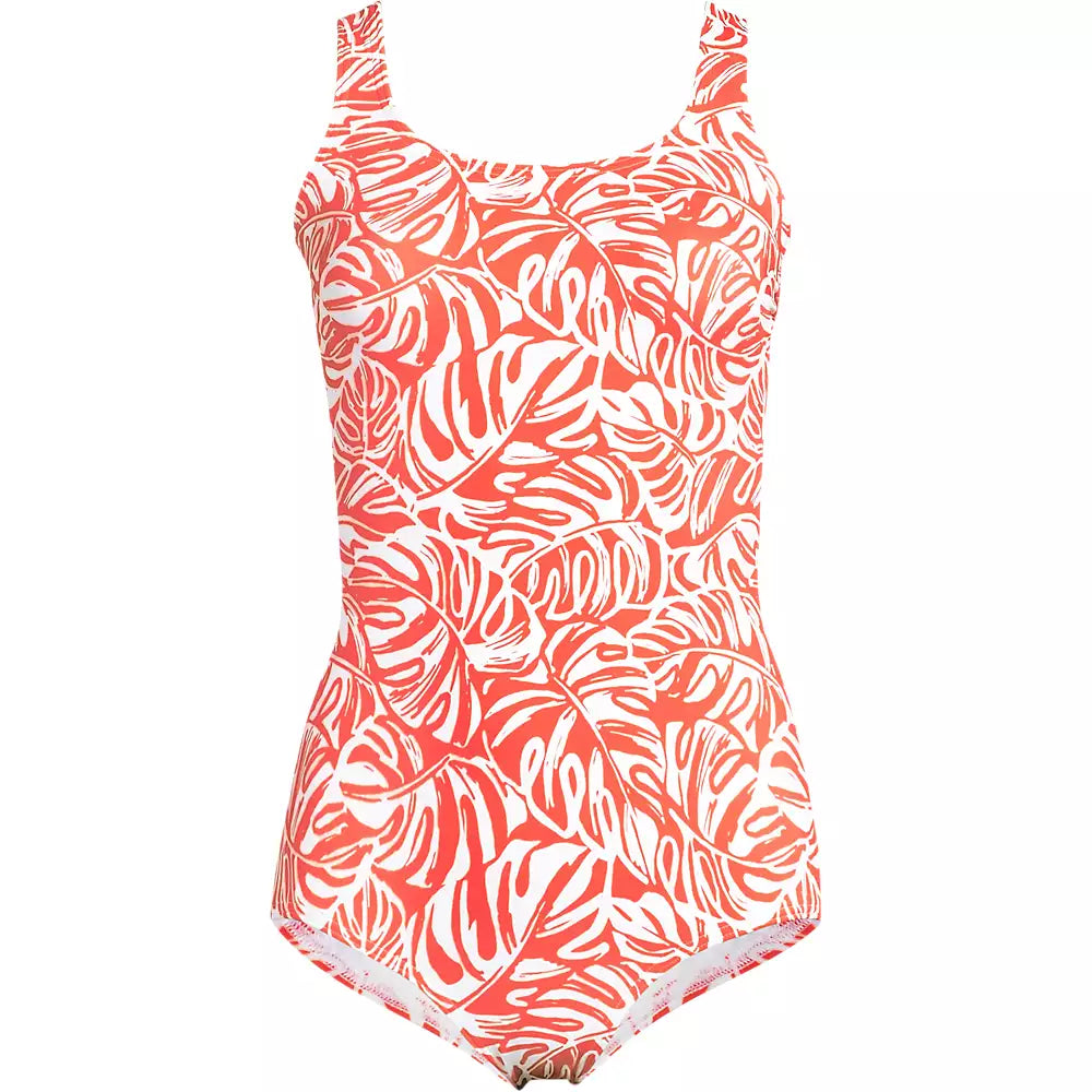 Women's Tugless Low Leg One Piece Swimsuit