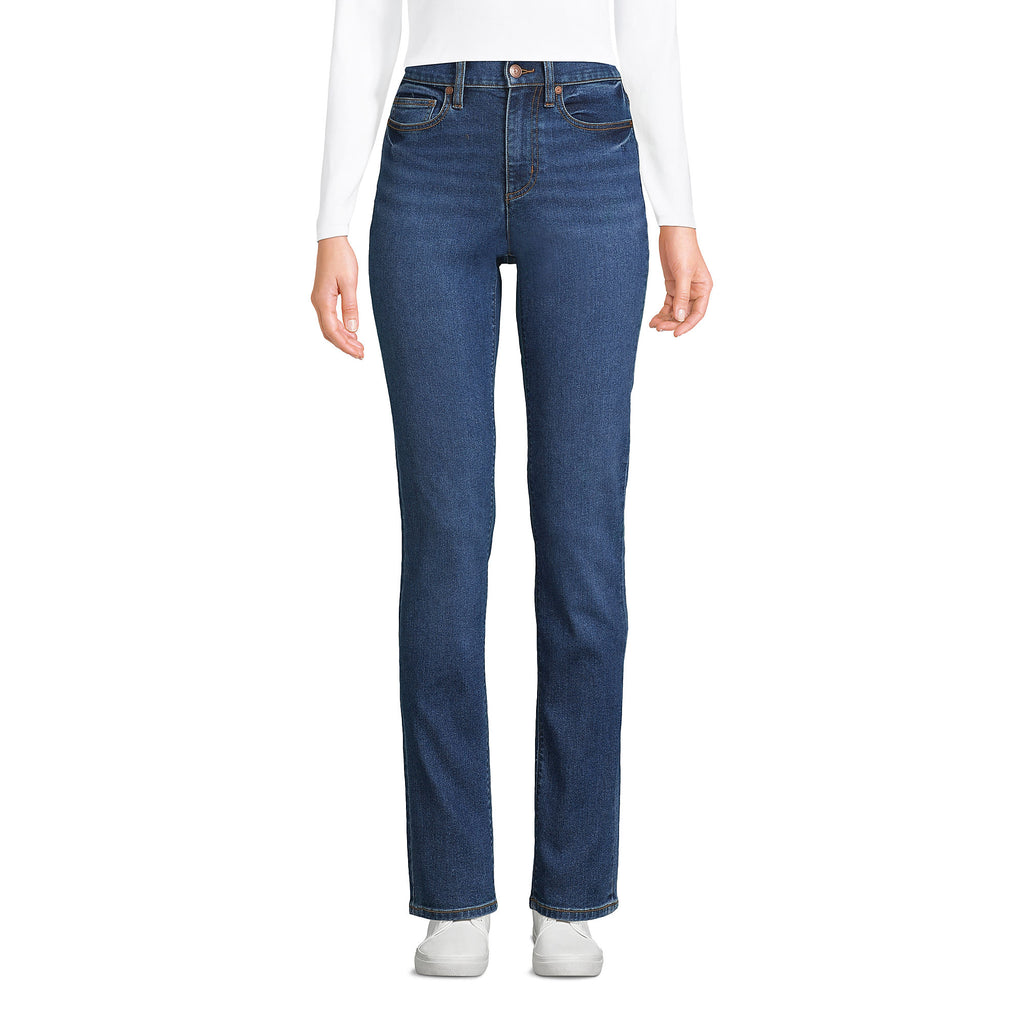 Women's Recover High Rise Straight Leg Blue Jeans
