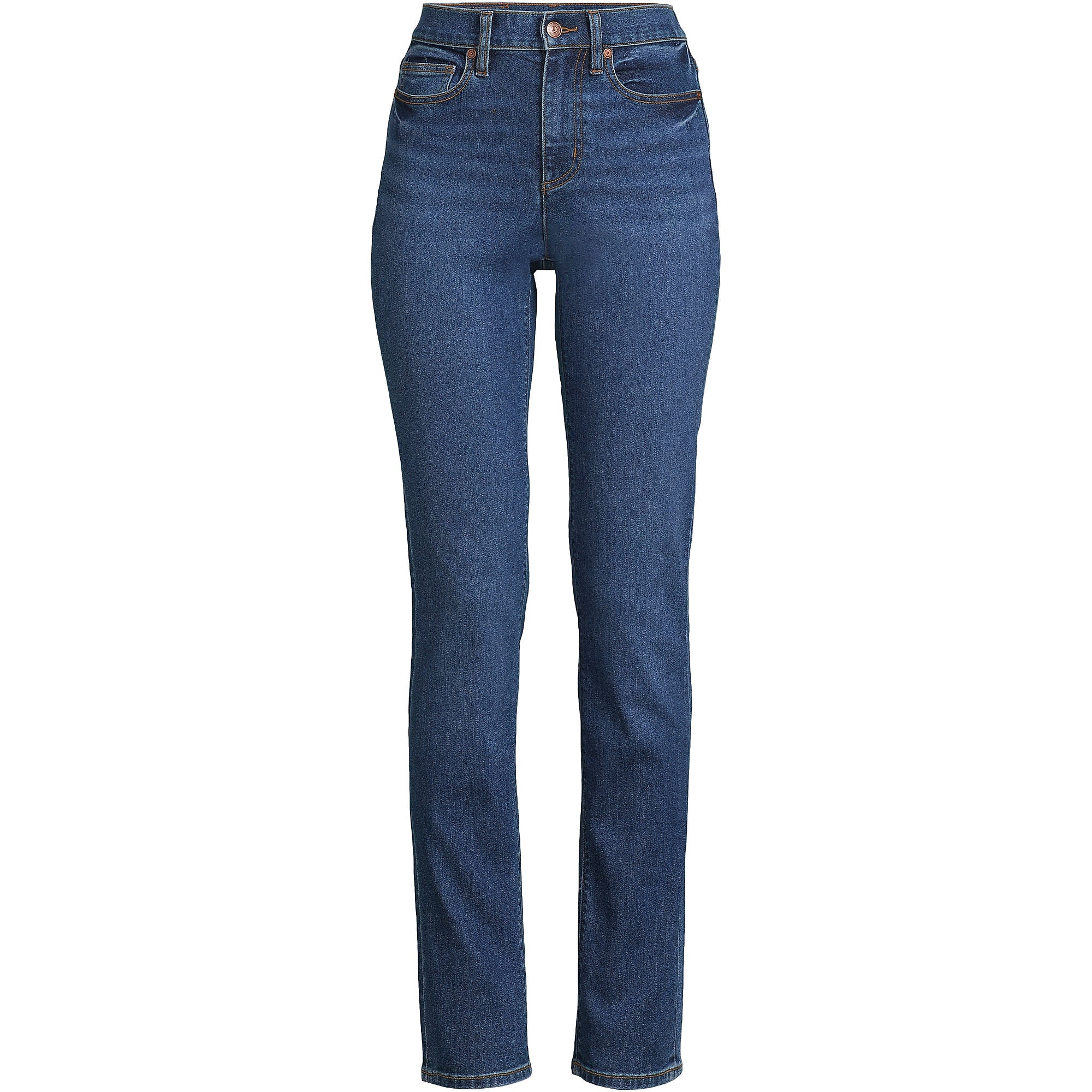 Women's Recover High Rise Straight Leg Blue Jeans