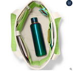 Medium Natural 5 Pocket Open Top Canvas Tote Bag