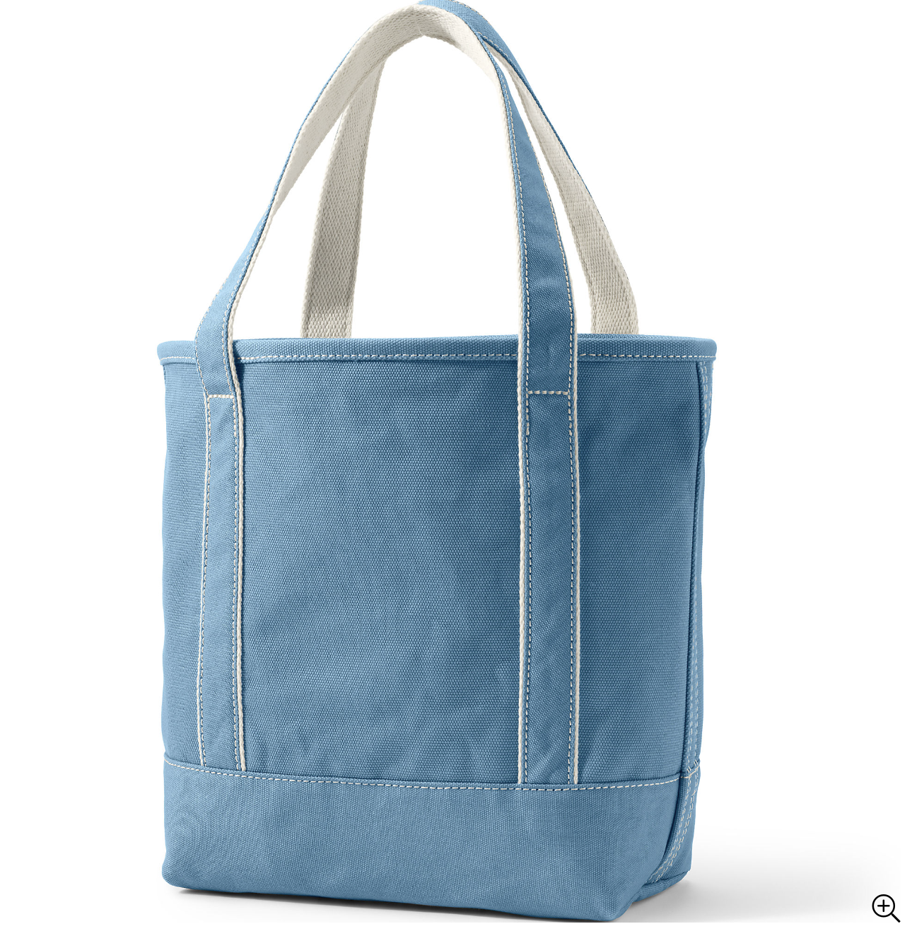 Medium Solid Color 5 Pocket Open Top Canvas Tote Bag
