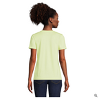 Women's Relaxed Supima Cotton Short Sleeve V-Neck T-Shirt
