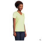 Women's Relaxed Supima Cotton Short Sleeve V-Neck T-Shirt