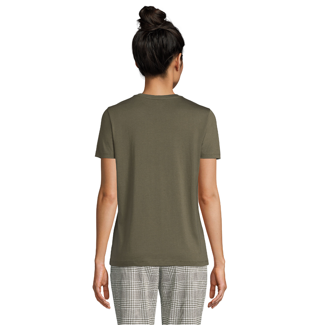 Women's Relaxed Supima Cotton Short Sleeve Crewneck T-Shirt
