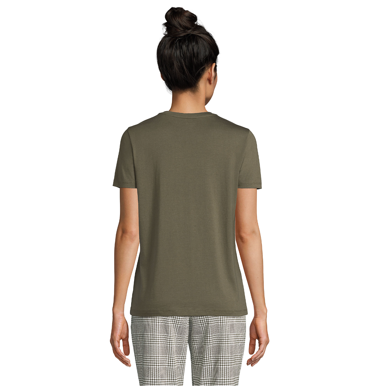 Women's Relaxed Supima Cotton Short Sleeve Crewneck T-Shirt