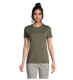 Women's Relaxed Supima Cotton Short Sleeve Crewneck T-Shirt
