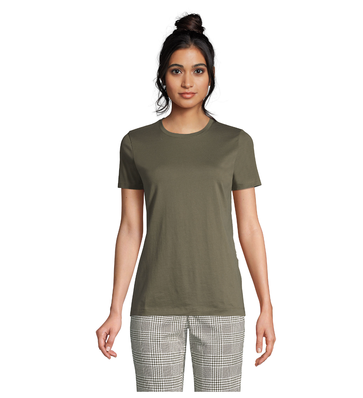 Women's Relaxed Supima Cotton Short Sleeve Crewneck T-Shirt