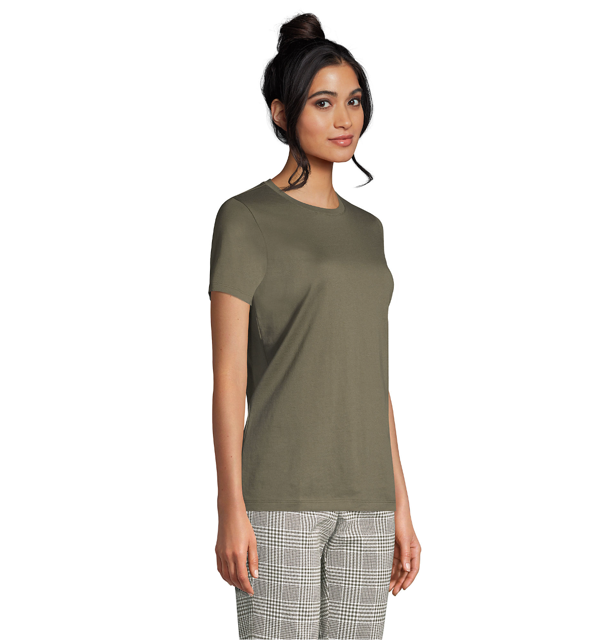 Women's Relaxed Supima Cotton Short Sleeve Crewneck T-Shirt