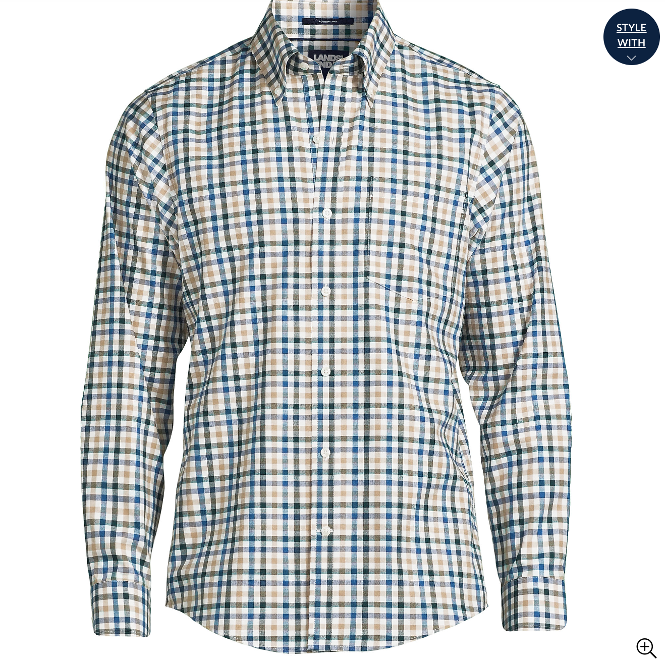 Men's Traditional Fit No Iron Twill Shirt