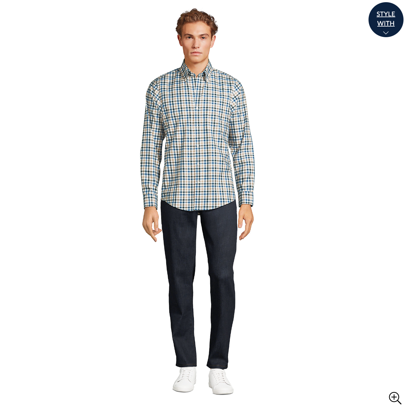 Men's Traditional Fit No Iron Twill Shirt