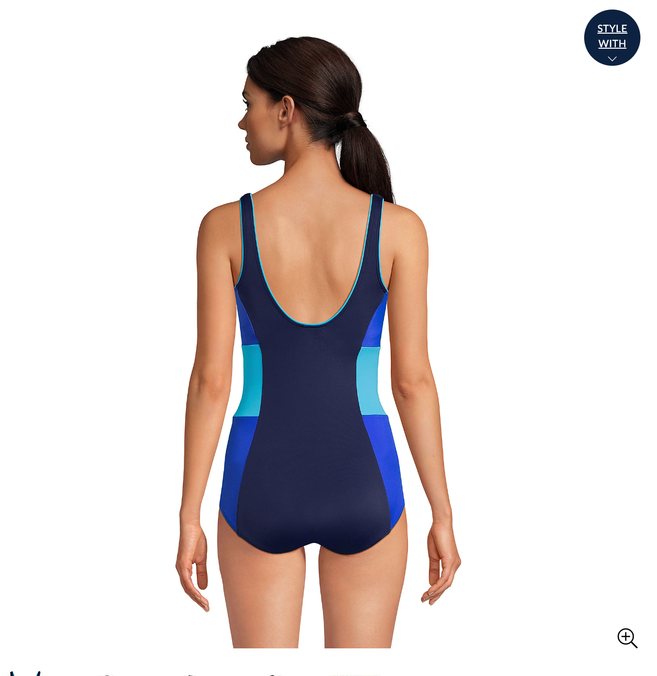Women's Chlorine Resistant Scoop Neck Soft Cup Tugless Sporty One Piece Swimsuit