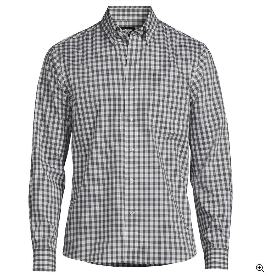 Men's Traditional Fit Comfort-First Shirt with CoolMax