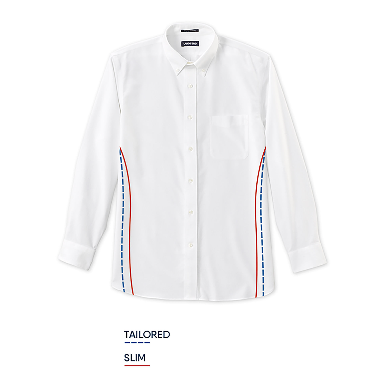 Men's Traditional Fit Comfort-First Shirt with CoolMax