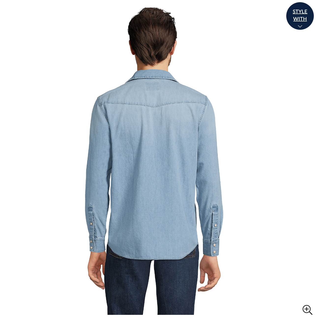 Blake Shelton x Lands' End Men's Traditional Fit Western Shirt