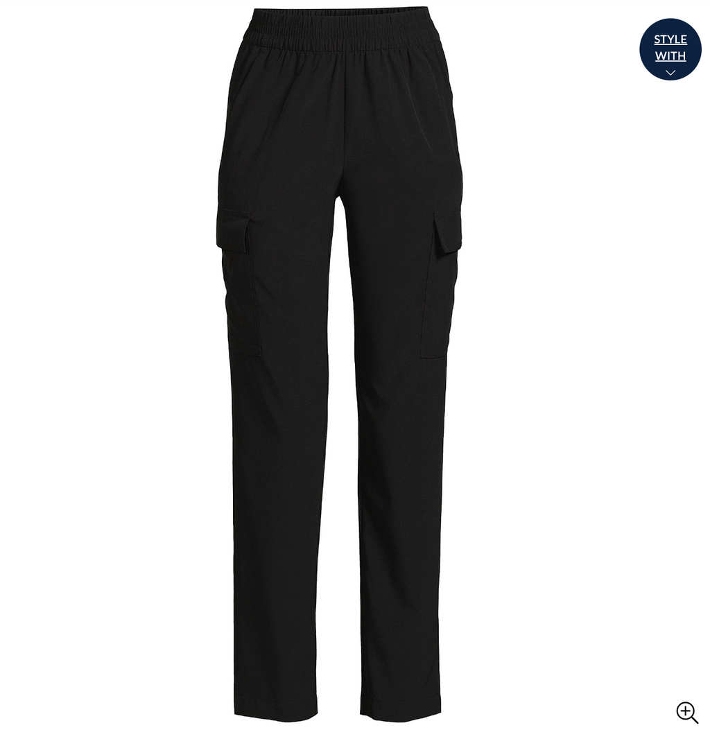 Women's Active Lightweight Woven Packable Cargo Pants