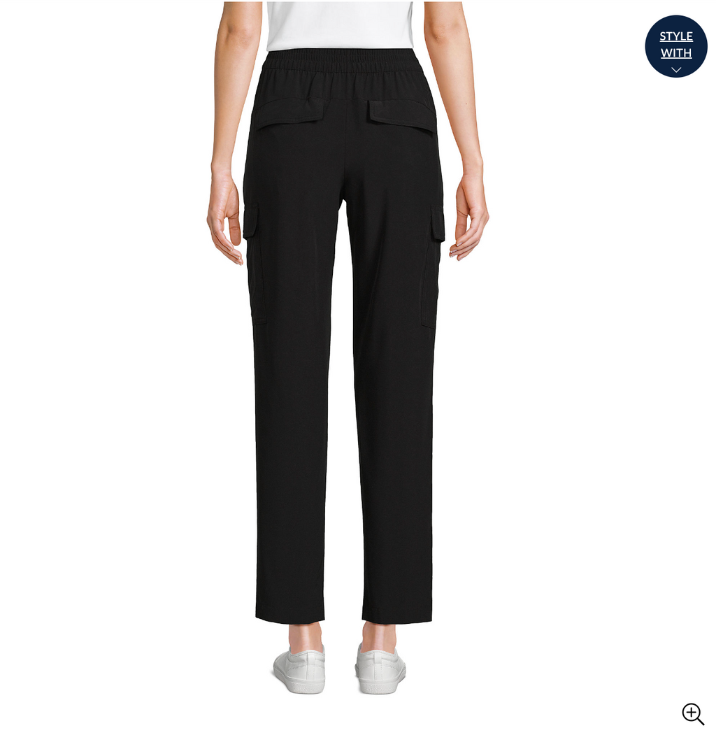 Women's Active Lightweight Woven Packable Cargo Pants