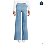 Women's Recover High Rise Wide Leg Blue Jeans