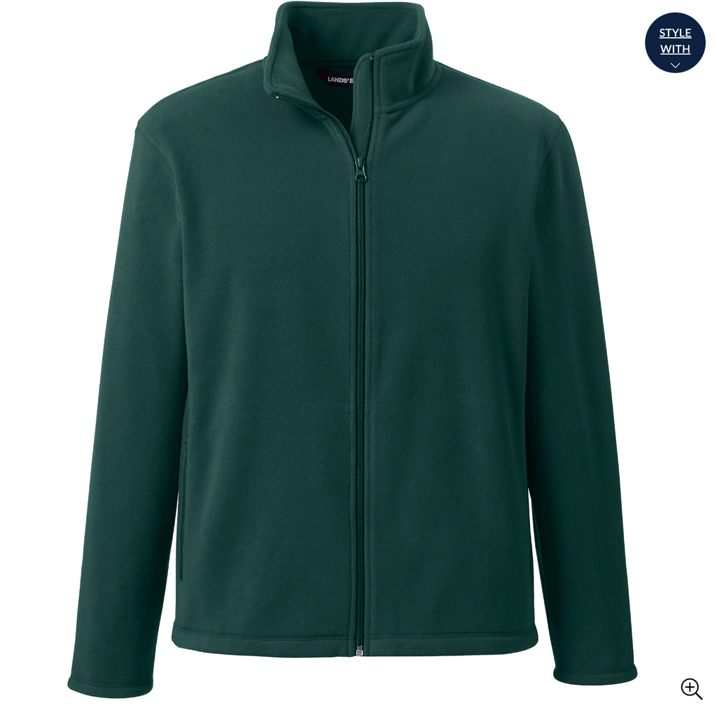 Men's Full-Zip Mid-Weight Fleece Jacket