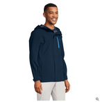 Men's Waterproof Hooded Packable Rain Jacket