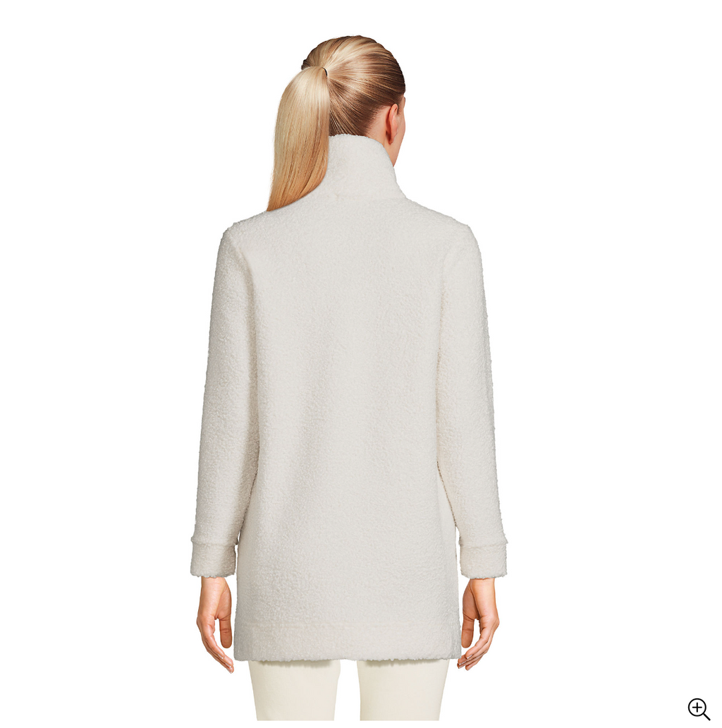 Women's Boucle Fleece Coat