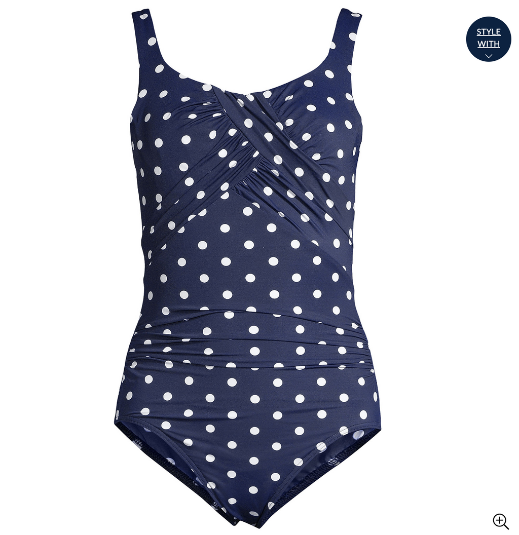 Women's SlenderSuit Carmela Tummy Control Chlorine Resistant Scoop Neck One Piece Swimsuit