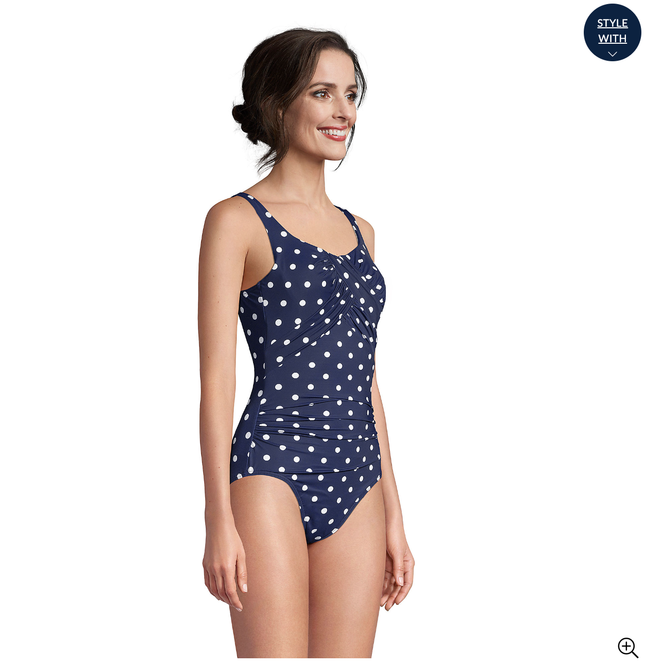 Women's SlenderSuit Carmela Tummy Control Chlorine Resistant Scoop Neck One Piece Swimsuit