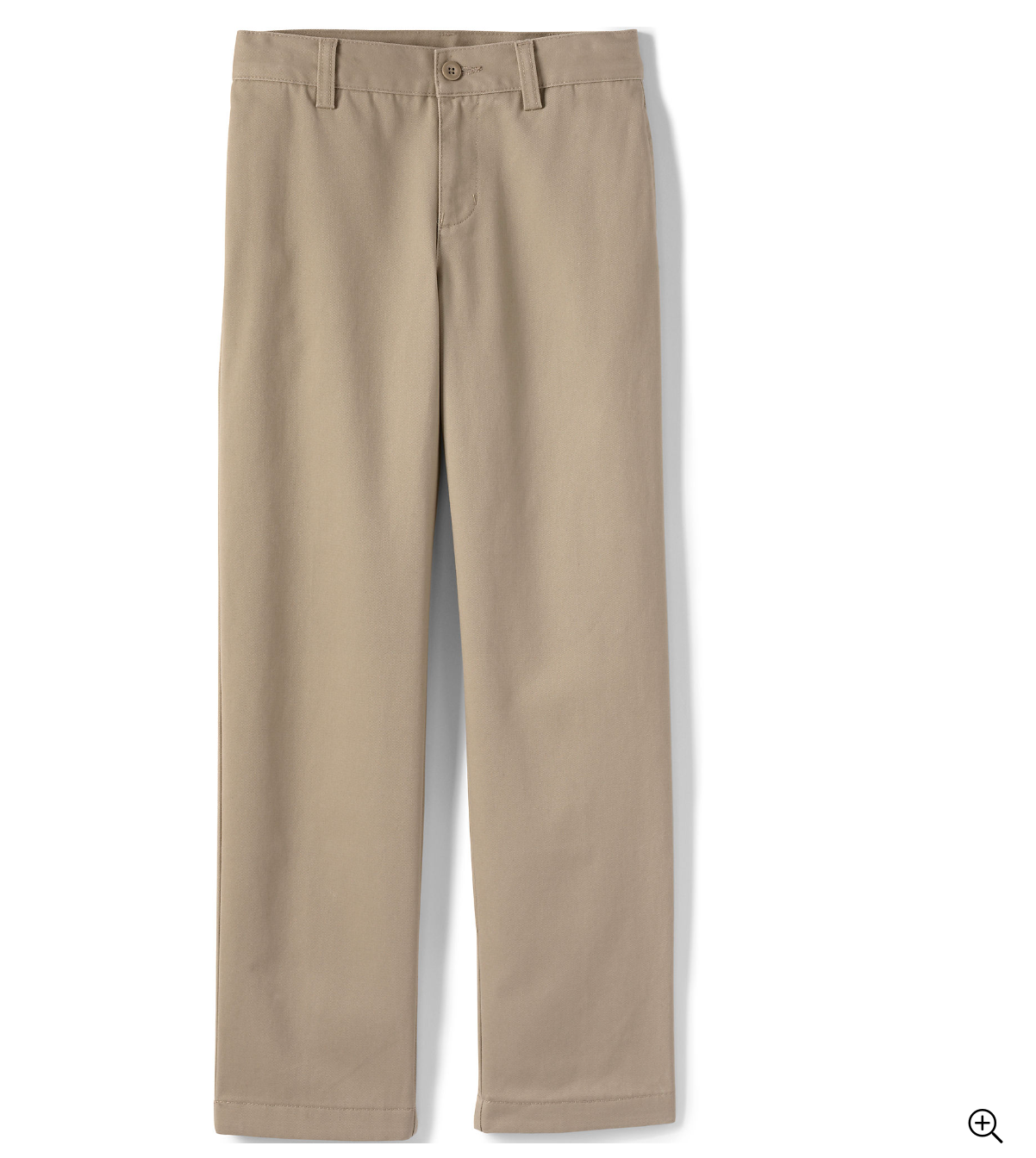 School Uniform Boy's Iron Knee Wrinkle Resistant Plain Front Chino Pants