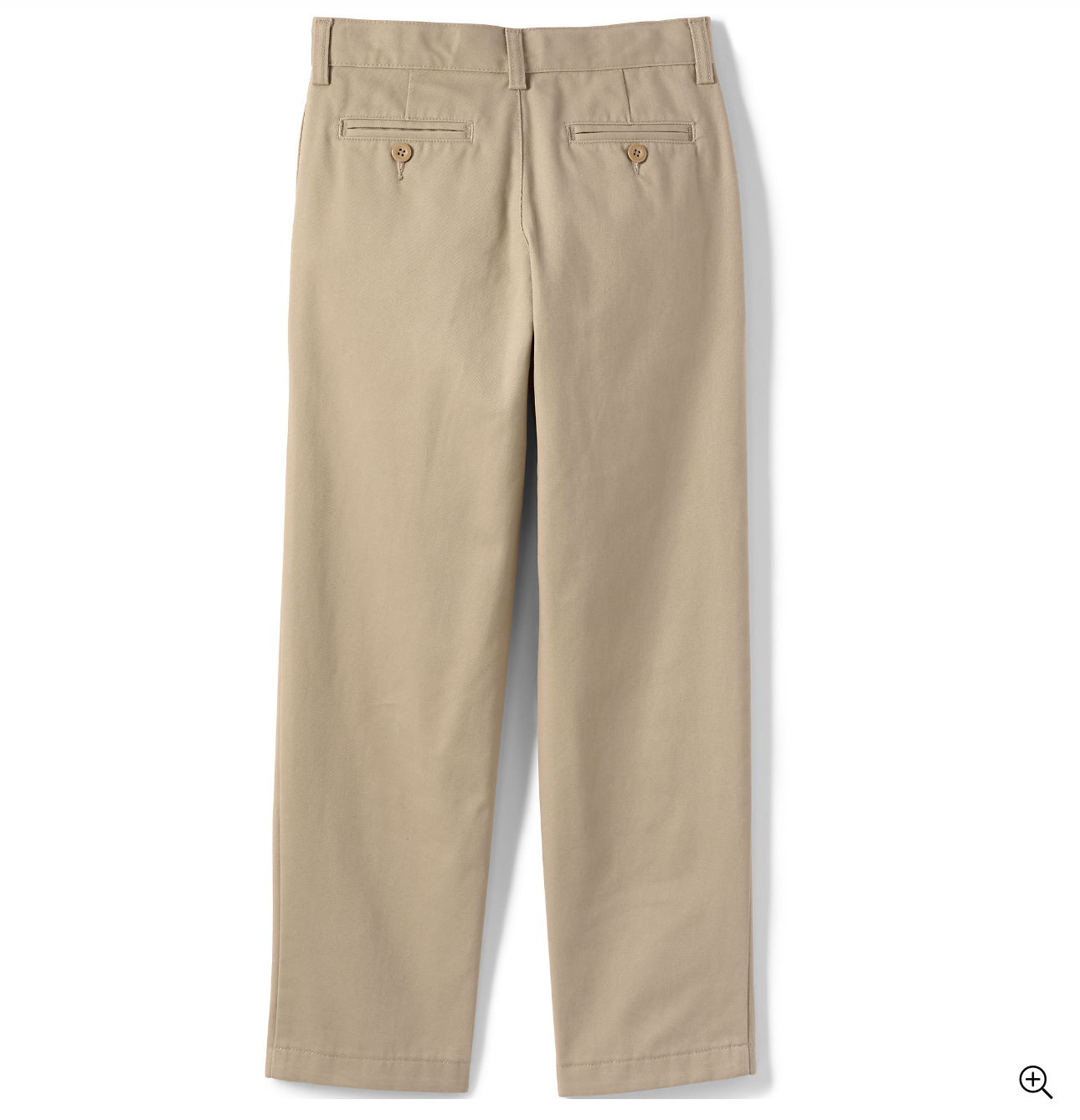 School Uniform Boy's Iron Knee Wrinkle Resistant Plain Front Chino Pants