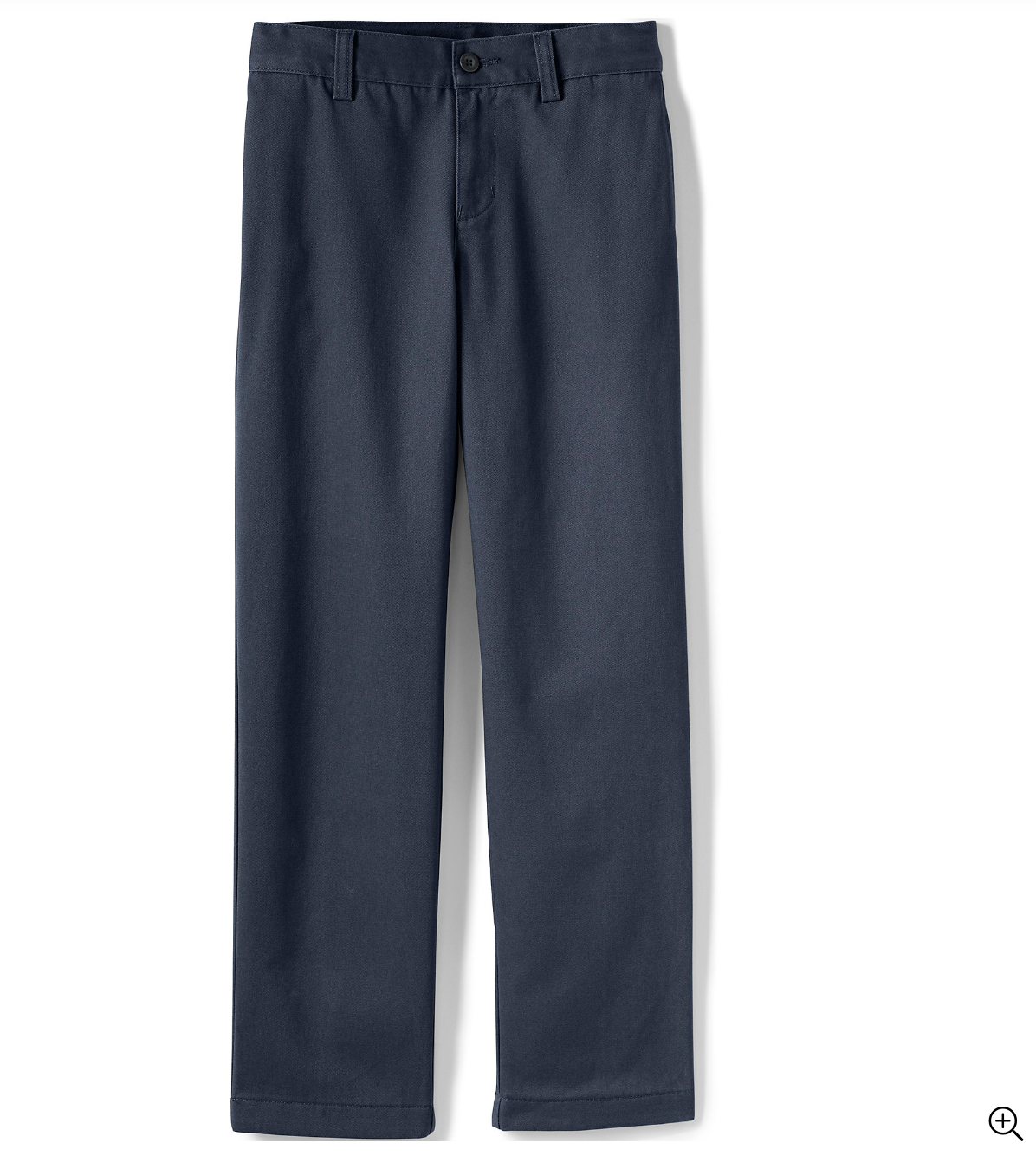 School Uniform Boy's Iron Knee Wrinkle Resistant Plain Front Chino Pants