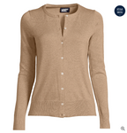 Women's Fine Gauge Cotton Cardigan Sweater