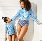 Draper James x Lands' End Kids Husky Mock Neck Rash Guard