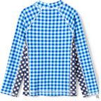 Draper James x Lands' End Kids Husky Mock Neck Rash Guard