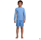 Draper James x Lands' End Kids Husky Mock Neck Rash Guard