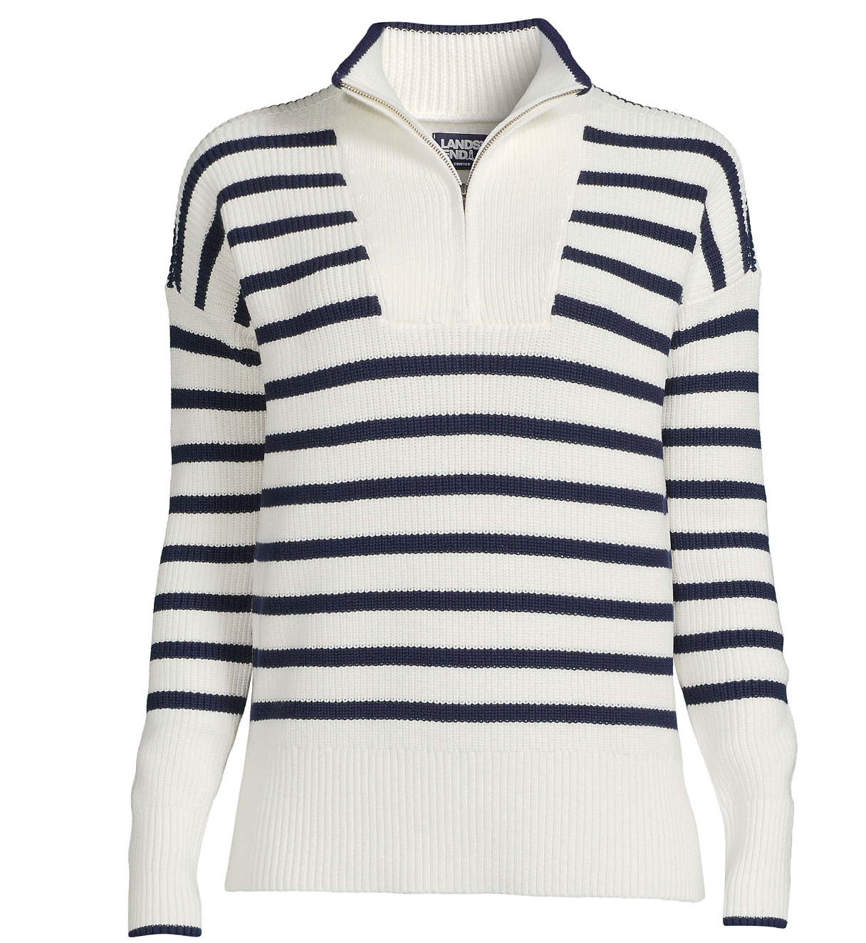 Women's Drifter Cotton Quarter Zip Pullover Sweater