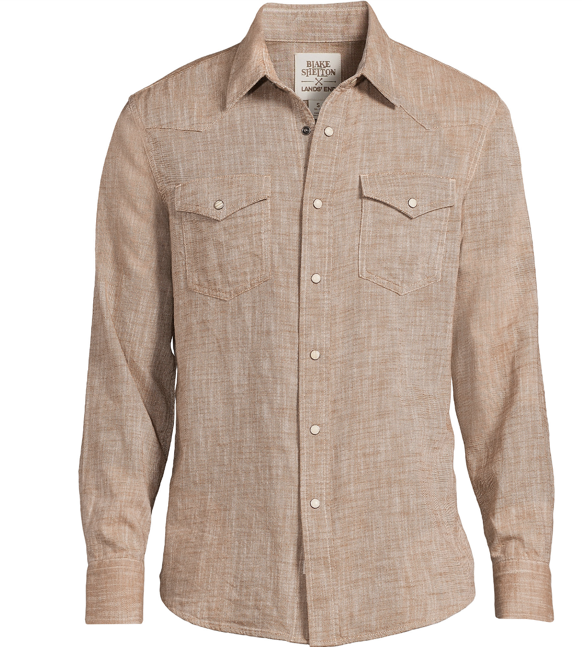 Blake Shelton x Lands' End Men's Traditional Fit Western Shirt