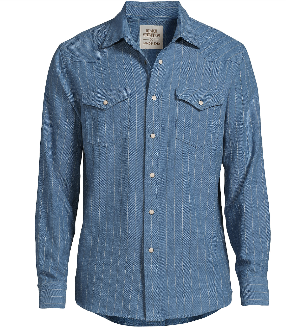 Blake Shelton x Lands' End Men's Traditional Fit Western Shirt