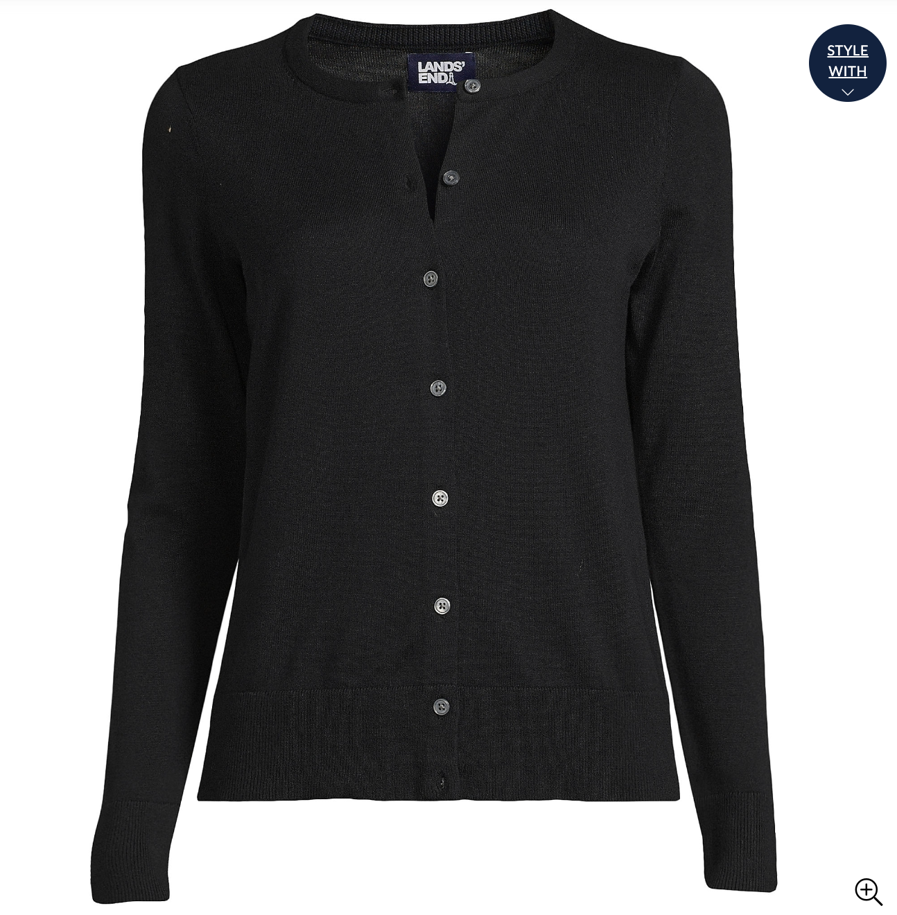 Women's Fine Gauge Cotton Cardigan Sweater